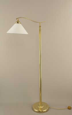 Art Deco Adjustable Brass Floor Lamp, Münich, 1930s-KDB-1811177