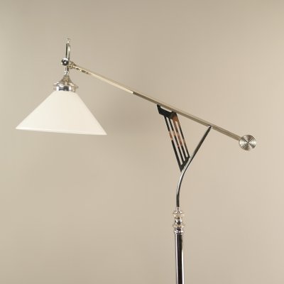 Art Deco Adjustable Floor Lamp from Wiener Werkstätte, 1920s-KDB-1724187