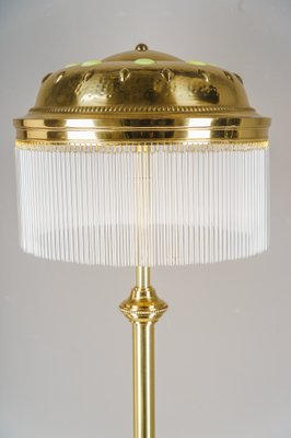 Art Deco Adjustable Floor Lamp with Opaline Glass Sticks, 1920s-SPD-1820641