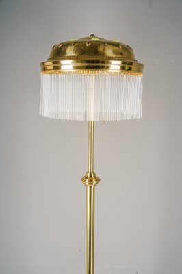 Art Deco Adjustable Floor Lamp with Opaline Glass Sticks, 1920s-SPD-1820641