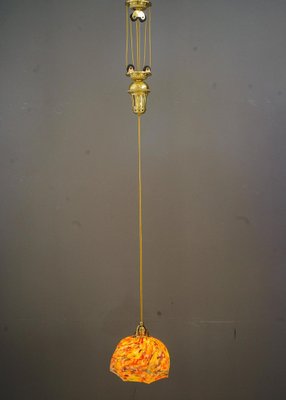 Art Deco Adjustable Pendant Light, Vienna, 1920s-SPD-1794498