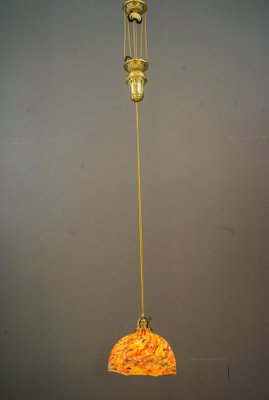 Art Deco Adjustable Pendant Light, Vienna, 1920s-SPD-1794498