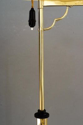 Art Deco Adjustable Swivel Floor Lamp with Fabric Shade, Vienna, 1920s-SPD-1784447