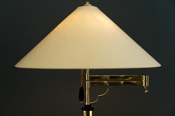 Art Deco Adjustable Swivel Floor Lamp with Fabric Shade, Vienna, 1920s-SPD-1784447