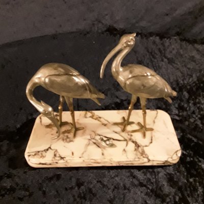 Art Deco Aluminum & Bronze Sculpture, 1930s-HOI-1785296