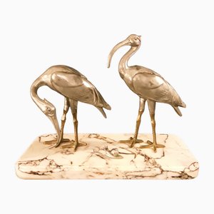 Art Deco Aluminum & Bronze Sculpture, 1930s-HOI-1785296