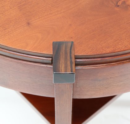 Art Deco Amsterdam School Coffee Table in Walnut by J.J. Zonders, 1920s-MY-1273545