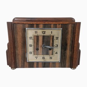 Art Deco Amsterdam School Mantel Clock, 1920s-DGW-2027947