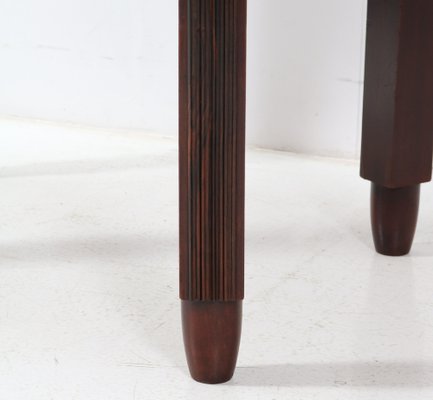 Art Deco Amsterdamse School Extendable Dining Table in Walnut by Fa. Drilling, 1920s-MY-1703794