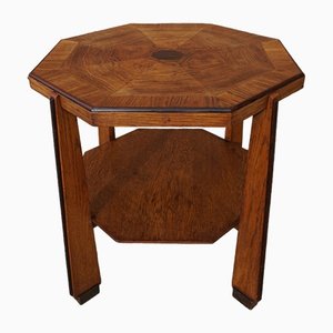 Art Deco Amsterdamse School Oak Coffee or Side Table, Netherlands, 1920s-EA-1445088