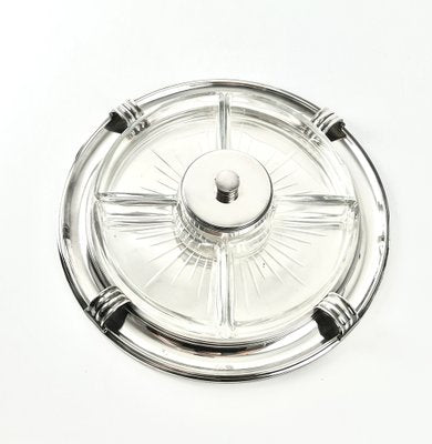 Art Deco Appetizer Tray by Luc Lanel from Christofle, 1920s-KKG-1706314