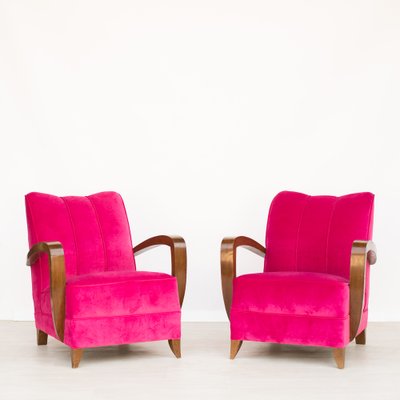 Art Deco Armchair Couple, 1940s, Set of 2-NZV-1723683