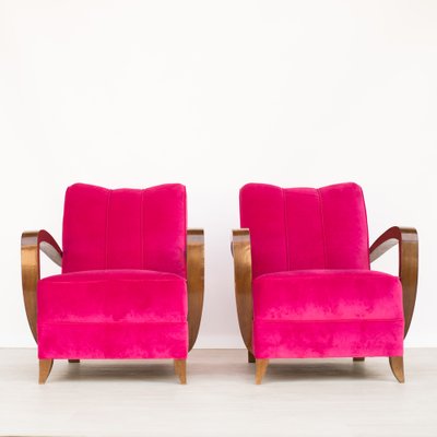 Art Deco Armchair Couple, 1940s, Set of 2-NZV-1723683