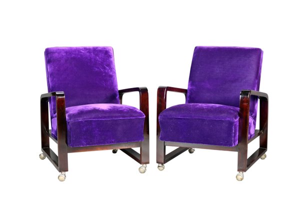 Art Deco Armchairs, 1921, Set of 2-YZB-2035621