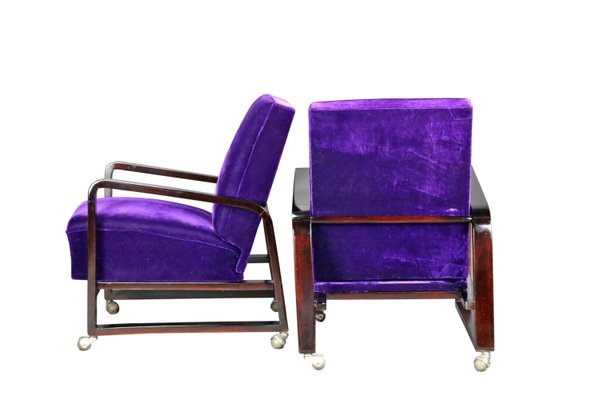 Art Deco Armchairs, 1921, Set of 2-YZB-2035621