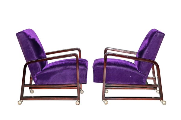 Art Deco Armchairs, 1921, Set of 2-YZB-2035621