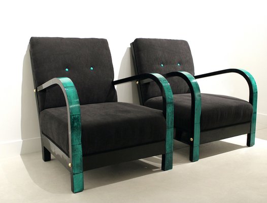 Art Deco Armchairs, 1940s, Set of 2-WIM-1784095