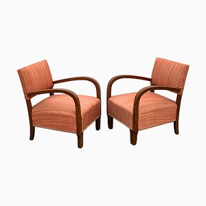 Art Deco Armchairs, 1940s, Set of 2-BEW-1444652