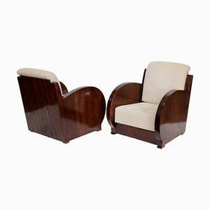 Art Deco Armchairs, 1990s, Set of 2-CXC-1756478