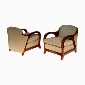 Art Deco Armchairs, 1990s, Set of 2-CXC-1756483