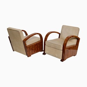 Art Deco Armchairs, 1990s, Set of 2-CXC-1756496