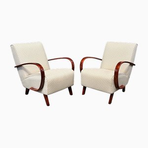 Art Deco Armchairs attributed to Jindřich Halabala for Up Závody, 1940s, Set of 2-XSL-2027670