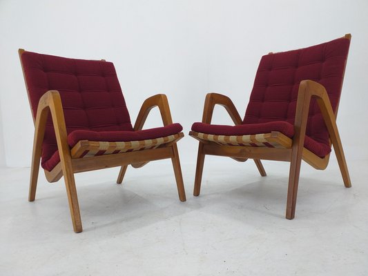 Art Deco Armchairs by Jan Vanek, 1930s, Set of 2-TZ-862460