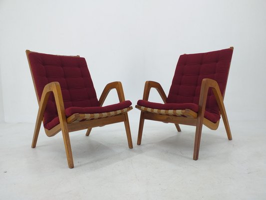 Art Deco Armchairs by Jan Vanek, 1930s, Set of 2-TZ-862460