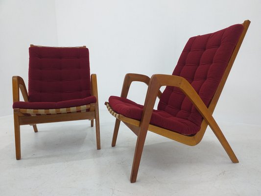 Art Deco Armchairs by Jan Vanek, 1930s, Set of 2-TZ-862460