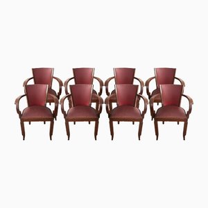 Art Deco Armchairs, Set of 8-BA-1365408