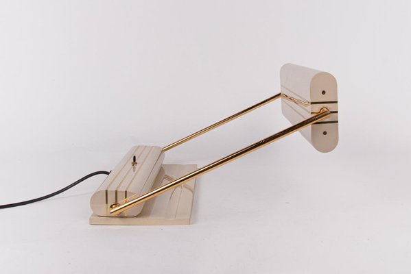 Art Deco Articulating Streamline Desk Lamp, 1930s-DEK-959615