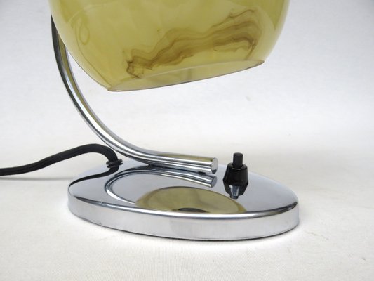 Art Deco Austrian Table Lamp in Chrome-Plating, 1930s-EY-1768756