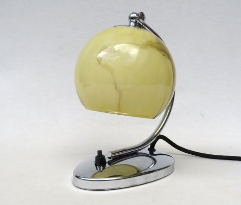 Art Deco Austrian Table Lamp in Chrome-Plating, 1930s-EY-1768756