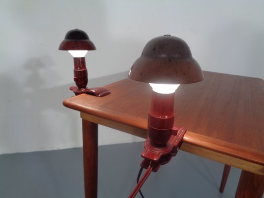 Art Deco Bakelite Table Lamps from Hergil, 1940s, Set of 2-RDW-655920