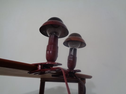 Art Deco Bakelite Table Lamps from Hergil, 1940s, Set of 2-RDW-655920