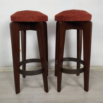 Art Deco Bar Stools, 1930s, Set of 2-EAD-1749968