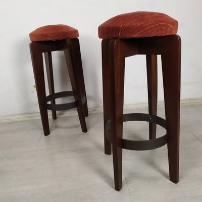 Art Deco Bar Stools, 1930s, Set of 2-EAD-1749968