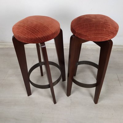 Art Deco Bar Stools, 1930s, Set of 2-EAD-1749968