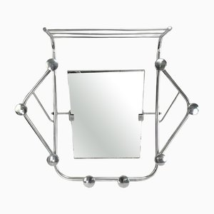 Art Deco Bauhaus Aluminum Wall Mirror-JUZ-1269494