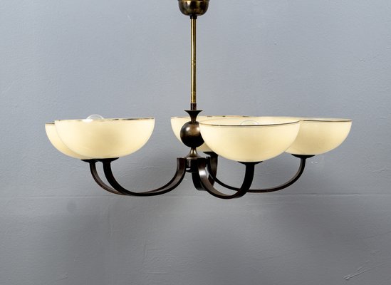 Art Deco Bauhaus Ceiling Lamp, 1920s-VLO-1245340