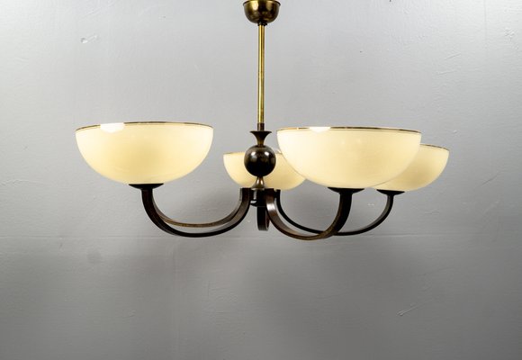 Art Deco Bauhaus Ceiling Lamp, 1920s-VLO-1245340