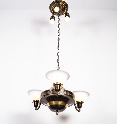 Art Deco Bauhaus Ceiling Lamp, 1920s-VLO-1365946