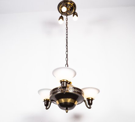 Art Deco Bauhaus Ceiling Lamp, 1920s-VLO-1365946