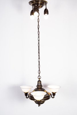 Art Deco Bauhaus Ceiling Lamp, 1920s-VLO-1365946