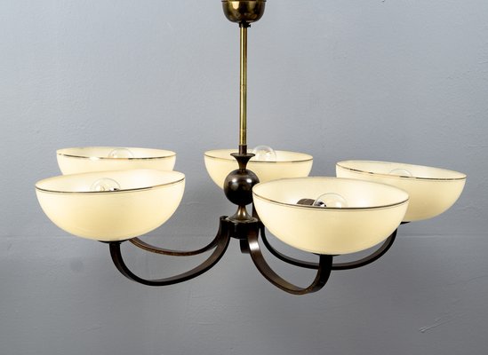 Art Deco Bauhaus Ceiling Lamp, 1920s-VLO-1245340