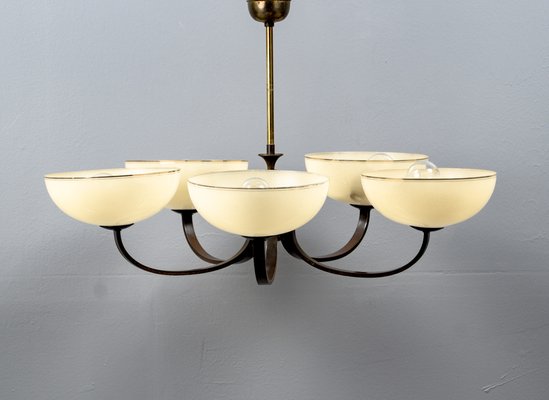 Art Deco Bauhaus Ceiling Lamp, 1920s-VLO-1245340