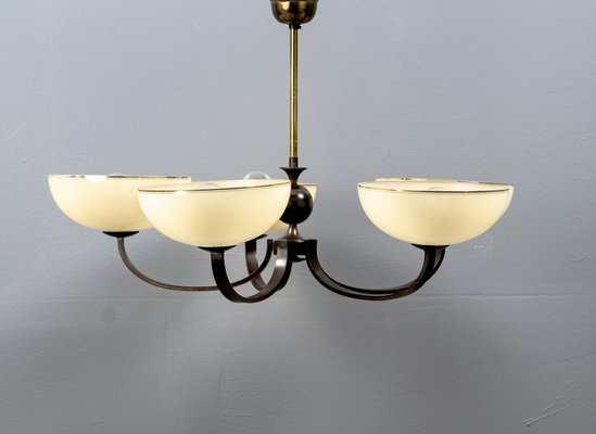 Art Deco Bauhaus Ceiling Lamp, 1920s-VLO-1245340