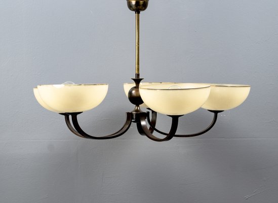 Art Deco Bauhaus Ceiling Lamp, 1920s-VLO-1245340