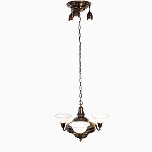 Art Deco Bauhaus Ceiling Lamp, 1920s-VLO-1365946