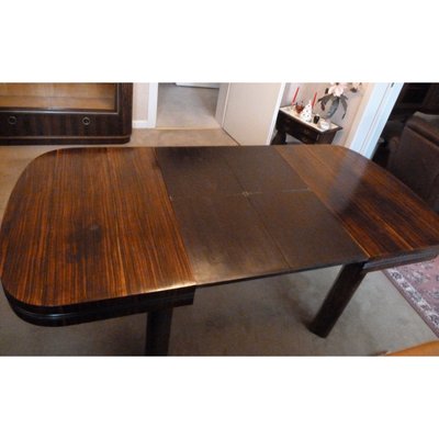 Art Deco Bauhaus Extendable Dining Table by Bruno Paul, 1930s-YGE-767280